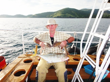 Paul Langley with his queen fish.